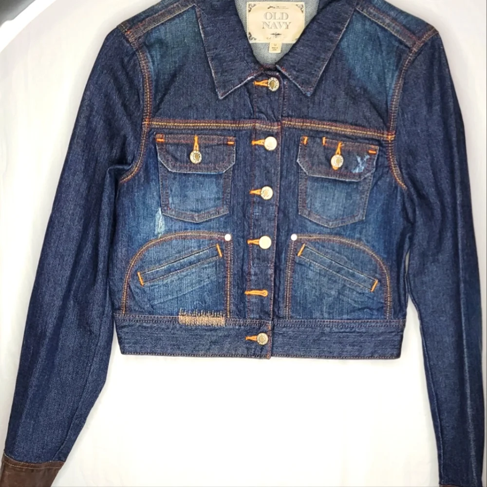 Women's vintage Old Navy brand jean jacket - Picture 1 of 15